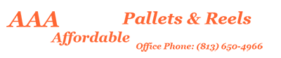 AAAPalletsReels.com banner813-650-4966